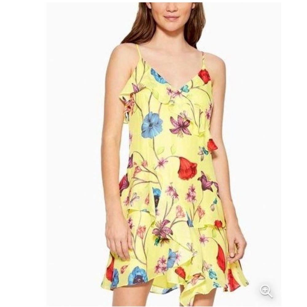 NWT PARKER Floral Ruffle Dress